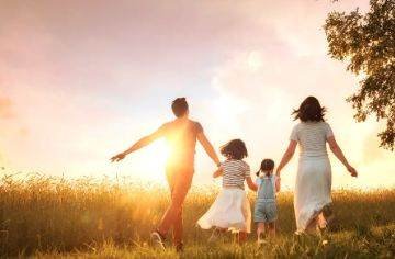 Family enjoying the outdoors